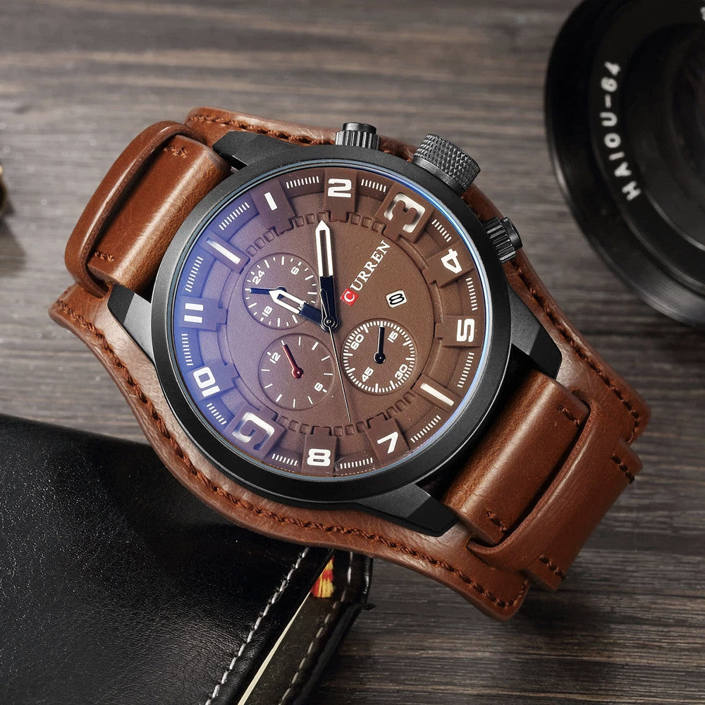 Reloj Curren V8225 – Elegancia y Carácter para el Hombre Vanguardista