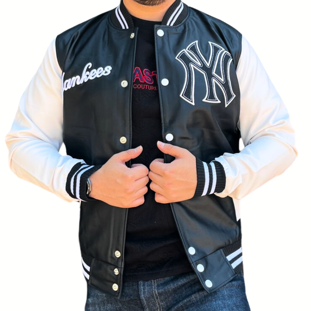 Chaqueta NY YANKY Importada en Cuerotex Premium