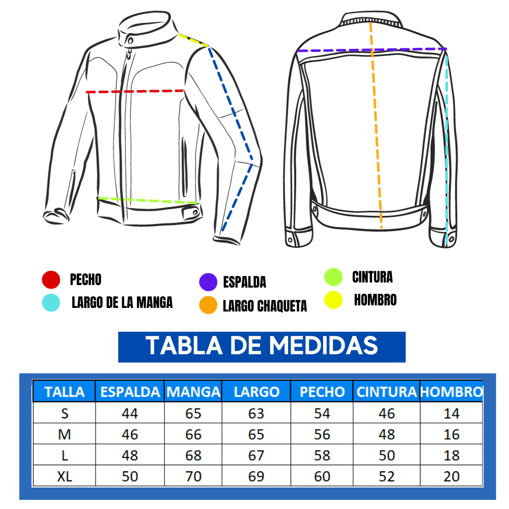 Chaqueta Logan en Cuerotex Premium