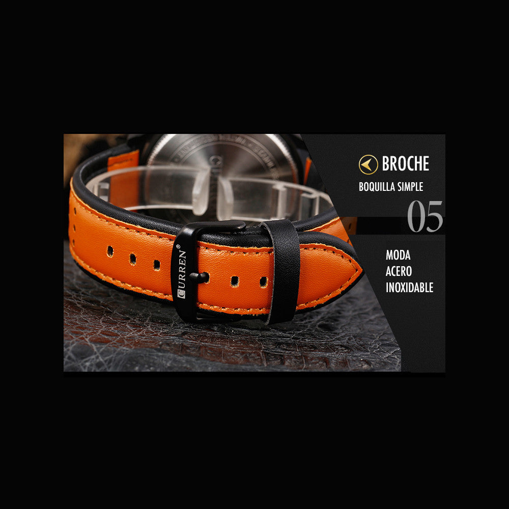 Reloj Curren X8250 – Poder y Elegancia para el Hombre Audaz