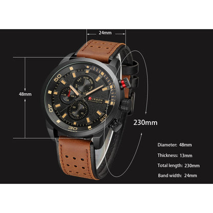 Reloj Curren X8250 – Poder y Elegancia para el Hombre Audaz