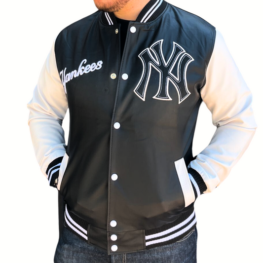 Chaqueta NY YANKY Importada en Cuerotex Premium