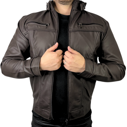 Chaqueta Clásica en Cuerotex Premium