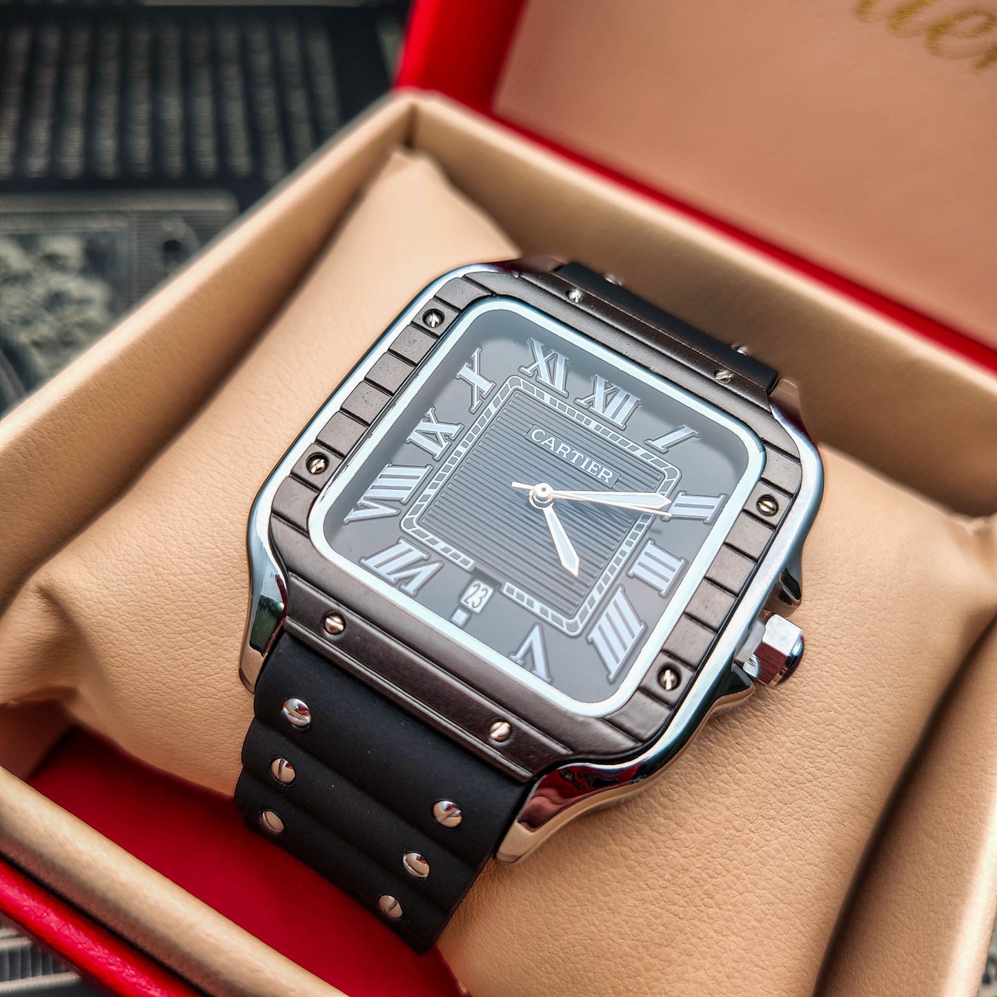 Cartier Estilo Goma _ imitación premium